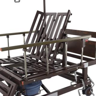 Кровать с боковым переворачиванием и функцией «кардиокресло» E-45A ЛДСП Венге с матрасом