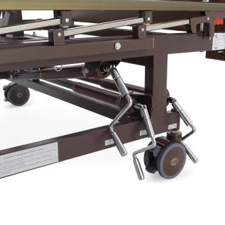 Кровать механическая Med-Mos Е-45А (ММ-5128Н-02) с боковым переворачиванием, туалетным устройством и функцией «кардиокресло»