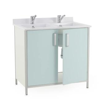 Стол-тумба с двойной мойкой 12-СТМ-2