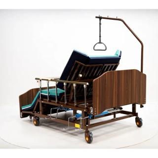 МЕТ REMEKS XL Механическая медицинская кровать для ухода за лежачими больными с  переворотом и туалетом,  с увеличенной шириной ложа