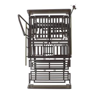 Кровать механическая Med-Mos Е-45А (ММ-5128Н-02) с боковым переворачиванием, туалетным устройством и функцией «кардиокресло»