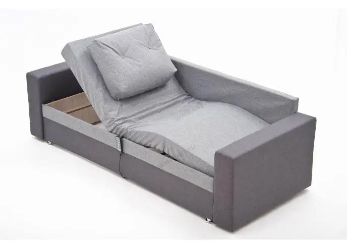 МЕТ JEN Комбинированный серый Диван кровать с электроприводом в минималистичном скандинавском дизайне