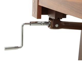 Кровать механическая с туалетным устройством и функцией «кардиокресло» E-49 ЛДСП Венге