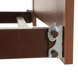 Кровать механическая с туалетным устройством и функцией «кардиокресло» E-49 ЛДСП Венге