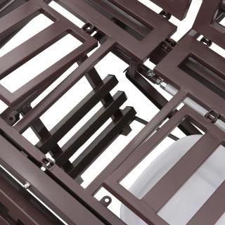 Кровать механическая Med-Mos Е-45А (ММ-5128Н-02) с боковым переворачиванием, туалетным устройством и функцией «кардиокресло»