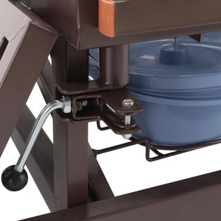 Кровать с боковым переворачиванием и функцией «кардиокресло» E-45A ЛДСП Венге с матрасом