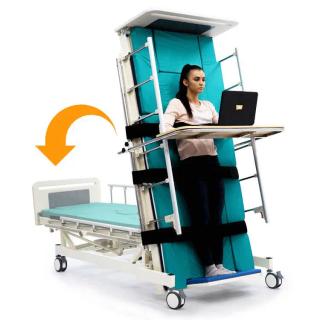 MET LIFT UP 2.0 Электрическая четырёхсекционная кровать-вертикализатор с функцией переворачивания  и туалетом