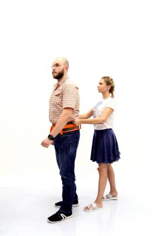 MET RP-200 Надежная поддержка Пояс безопасности пациента с рукоятками для сопровождающего