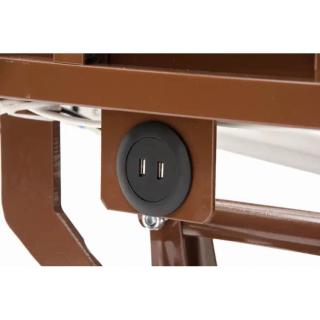 Кровать-кресло с "ушками" - для сна в положении сидя,   с регулировкой высоты, с переворотом и туалетом МЕТ REALTA