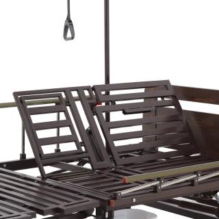 Кровать механическая Med-Mos Е-45А (ММ-5128Н-02) с боковым переворачиванием, туалетным устройством и функцией «кардиокресло»