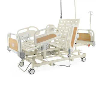 Кровать реанимационная электрическая Med-Mos DB-3 (6 функций) с выдвижным ложементом и растоматом CPR+аккумулятор