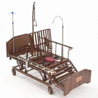 Кровать-кресло с "ушками" - для сна в положении сидя,   с регулировкой высоты, с переворотом и туалетом МЕТ REALTA