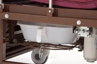 Кровать функциональная электрическая с полным переворотом, с туалетом, с "ушками" MET EVA