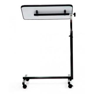 MET MARTIN Надкроватный поворотный столик-гусь для кроватей, цвет столешницы серый