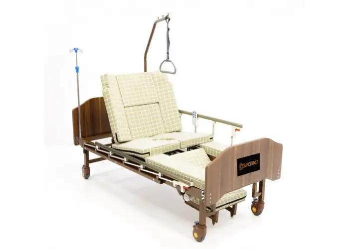 Кровать функциональная с электроприводом, с положением кардиокресло, с туалетом MET EMET
