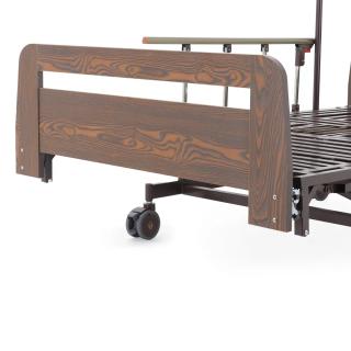 Кровать механическая Med-Mos Е-45А (ММ-5128Н-02) с боковым переворачиванием, туалетным устройством и функцией «кардиокресло»